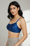 Zivame Miracle Padded Non Wired Full Coverage T-Shirt Bra - Navy Peony — thumbnail 4
